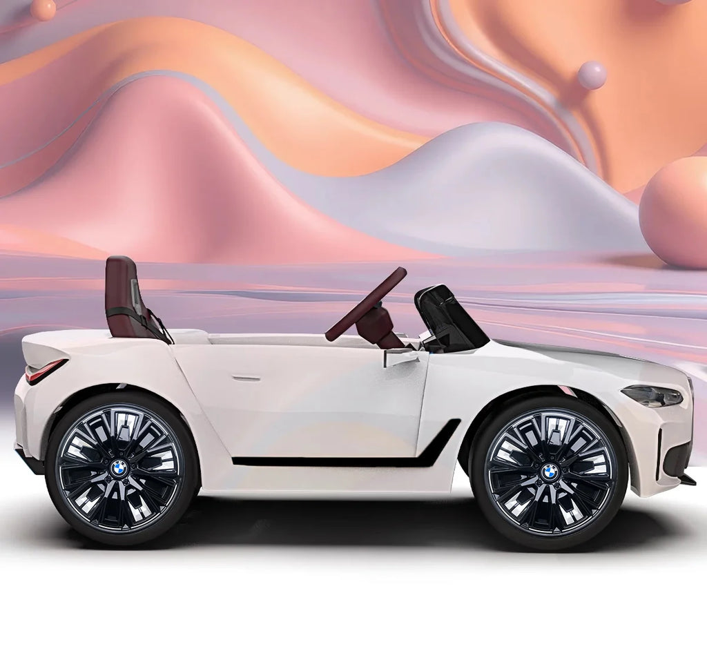 EMotorad Formula Fun Battery Oprated BMW i4 Ride-On Car, White