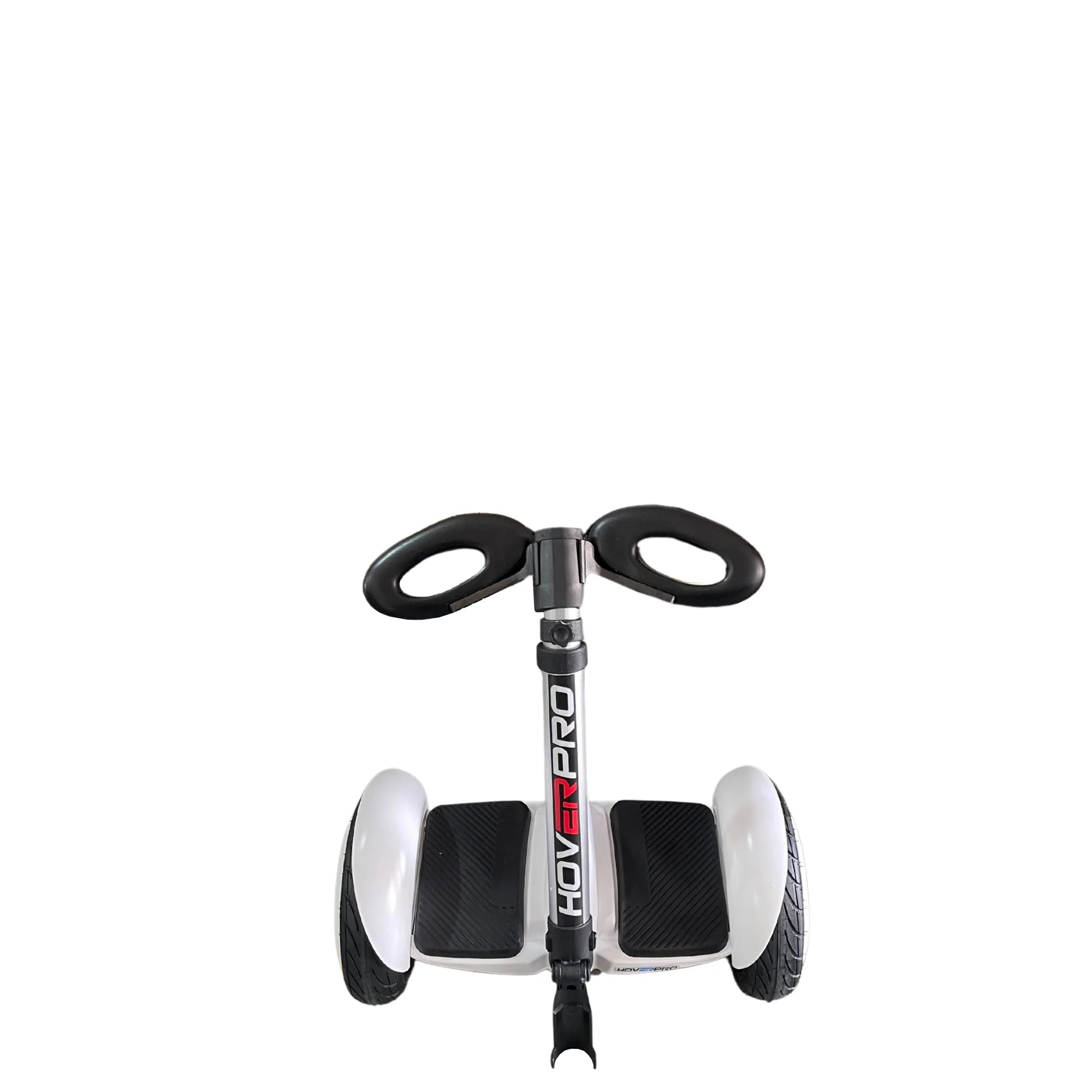 Hoverpro Self-Balancing Scooter with Adjustable Handle Bar – White Hybrid Duo Miniseg White with Handle Hoverboard