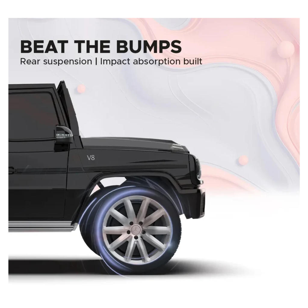 EMotorad Formula Fun Battery Oprated Mercedes Benz G-Wagon Ride-On Car, Black