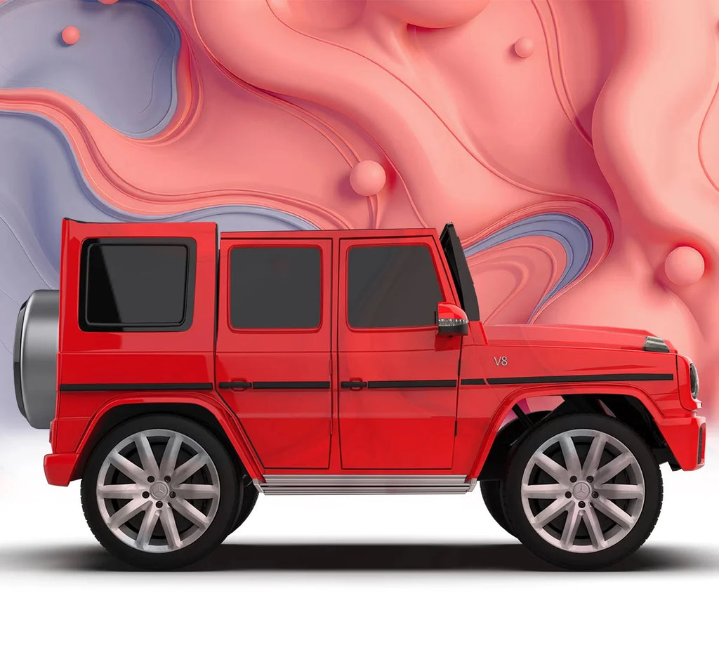 EMotorad Formula Fun Battery Oprated Mercedes Benz G-Wagon Ride-On Car, Red,