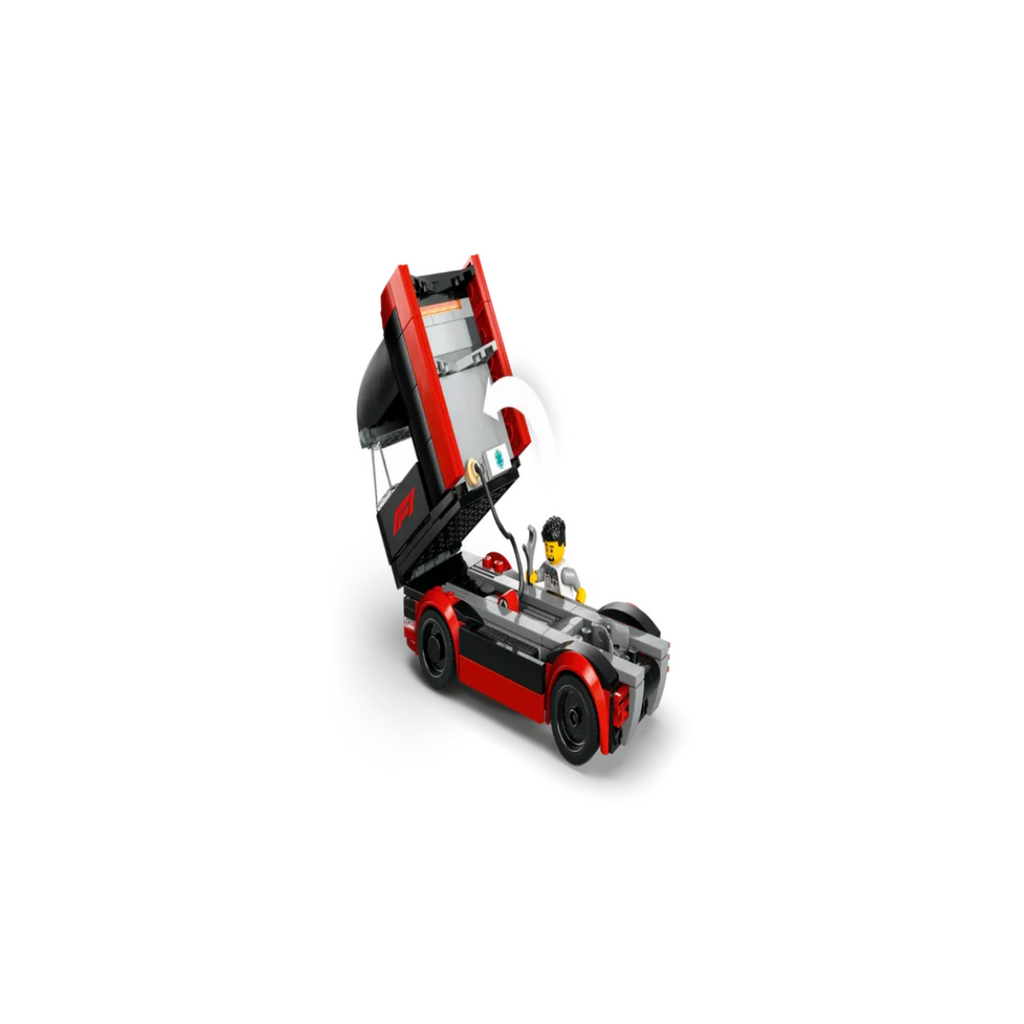 Lego 60445 City F1 Truck with RB20 & AMR24 F1 Cars (1086 Pieces)