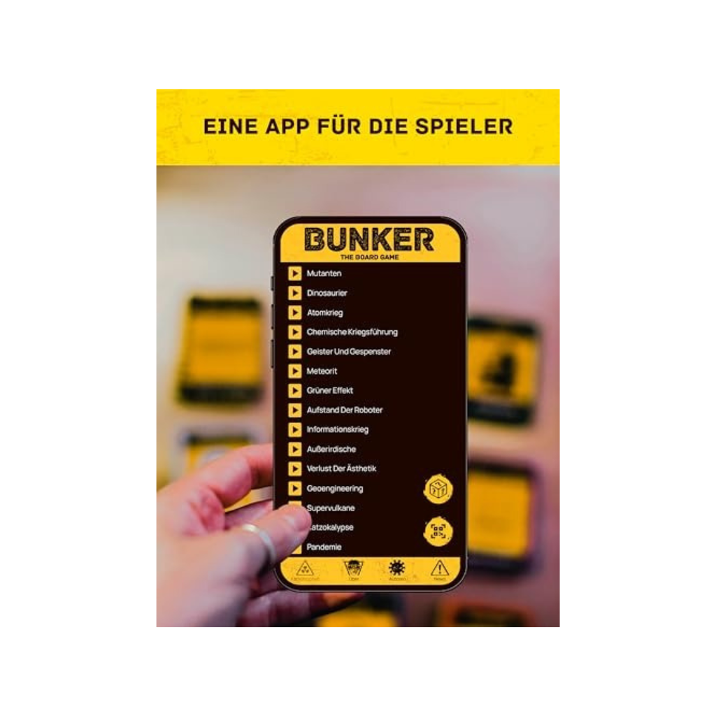 Bunker - Merciless Party Game for Adults from 18 Survival Only Through Strategy & Diplomacy | Black Humor, Bad Intrigues, Hard Decisions | 4-16 Players