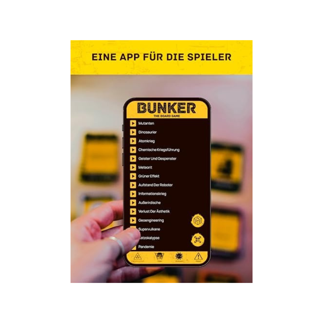 Bunker - Merciless Party Game for Adults from 18 Survival Only Through Strategy & Diplomacy | Black Humor, Bad Intrigues, Hard Decisions | 4-16 Players