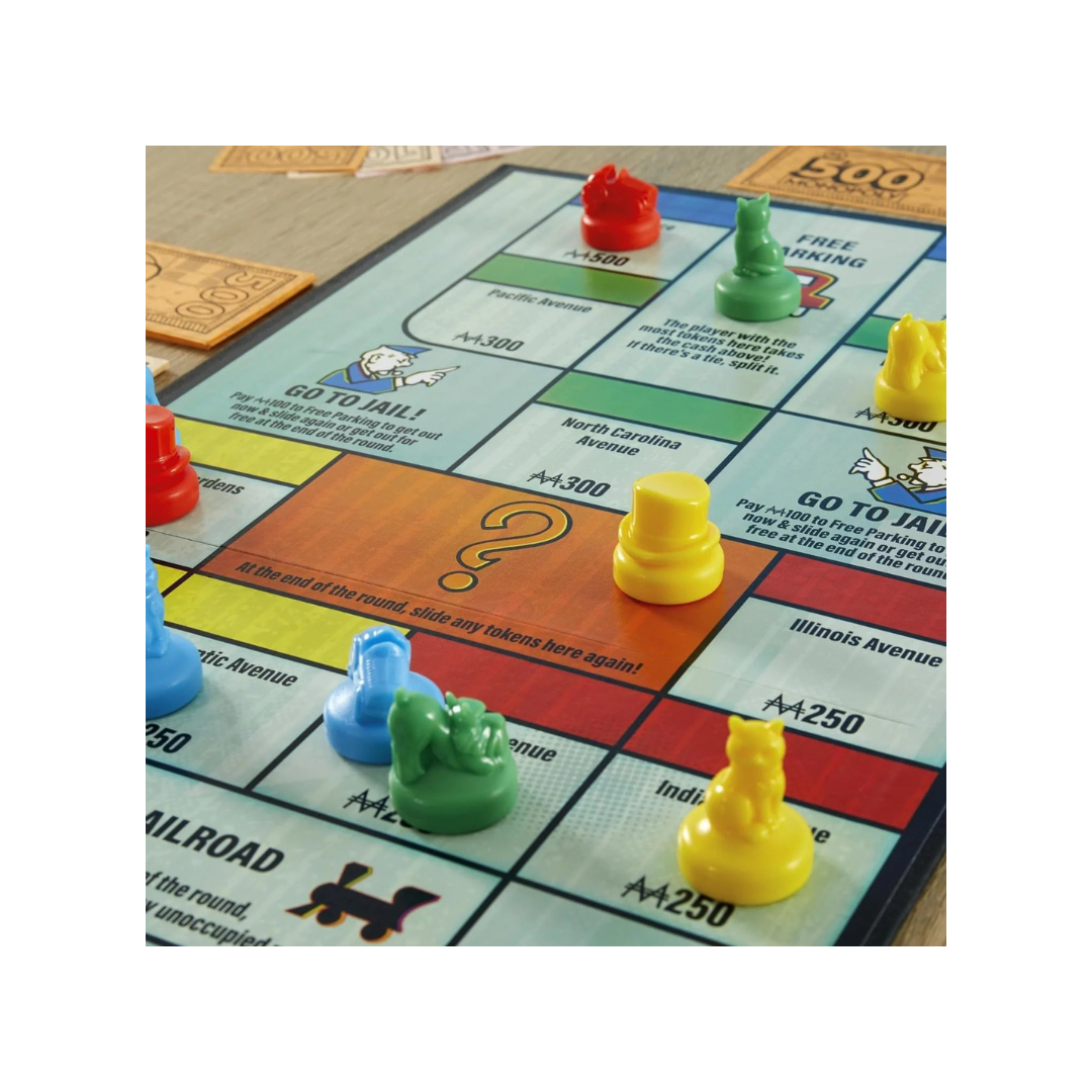 Hasbro Monopoly Knockout Family Party Game for Kids