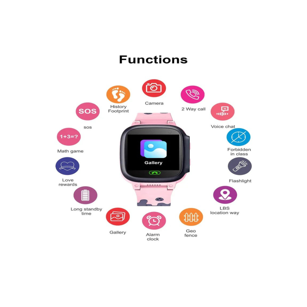 Spiky Centaur Smartwatch For Kids Pink