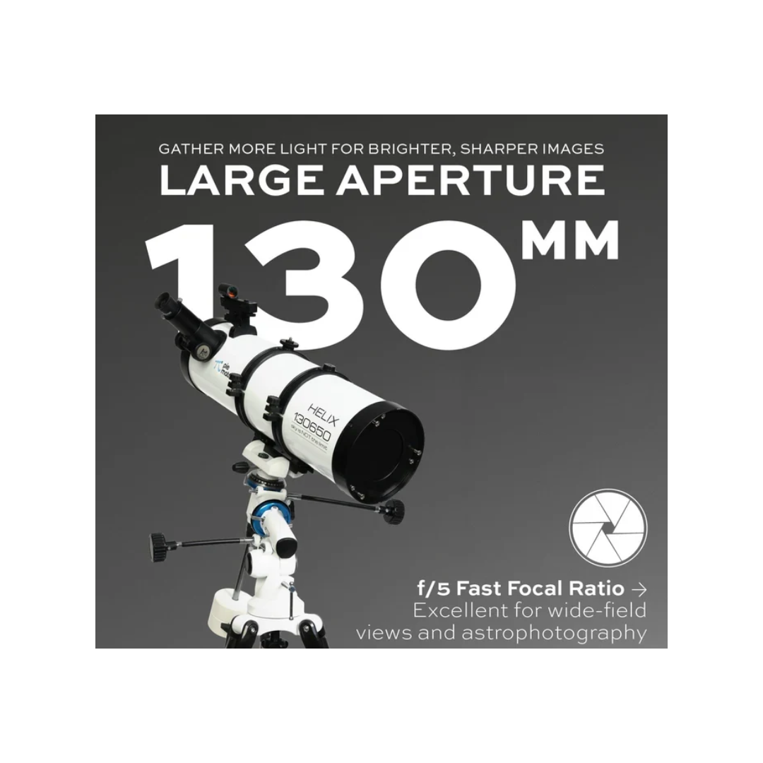 Pie Metrix Helix Reflector Telescope with Motor Drive