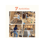 Curious Cub Wooden 7-in-1 Jungle gym