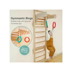 Curious Cub Wooden Wall Ladder