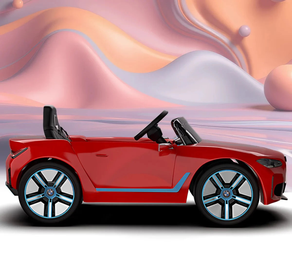 EMotorad Formula Fun Battery Oprated BMW i4 Ride-On Car, Red