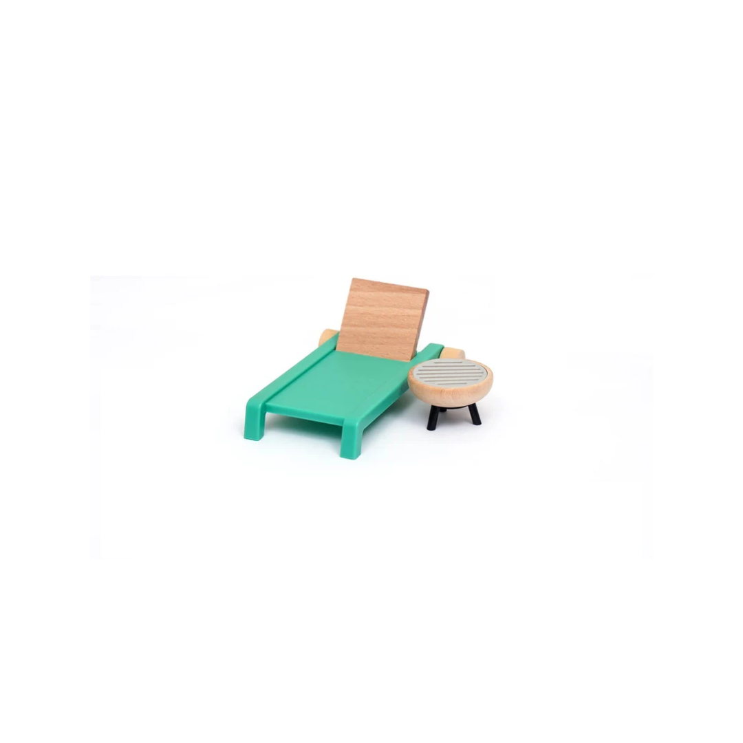 Open Ended Wooden Dollhouse Modern Villa
