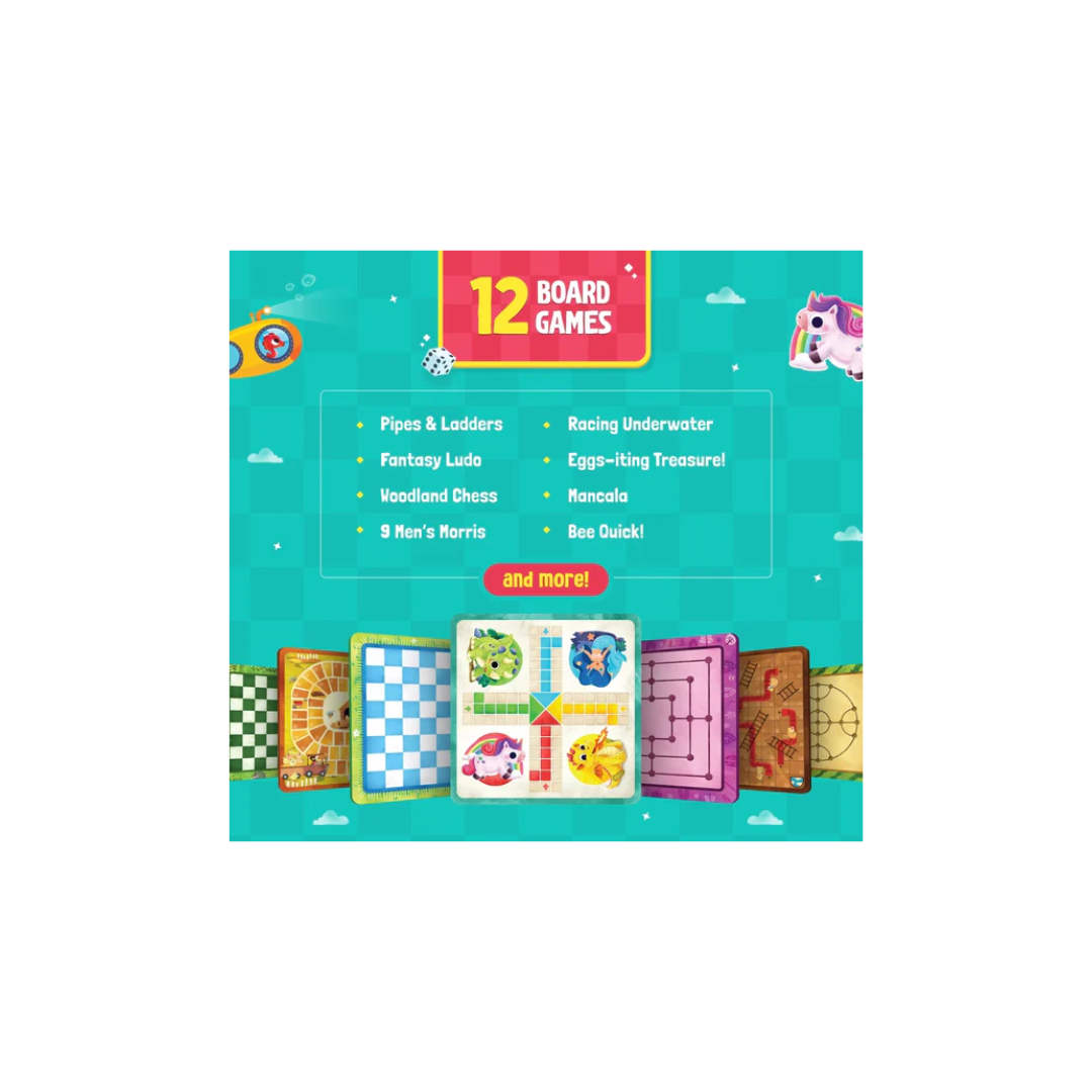 Bloomingo Game On 20 In 1 Board Game, 4Y+