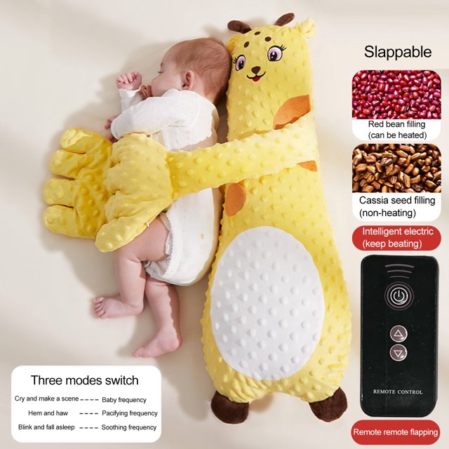 Baby Patter Pillow with Remote Control And Heating Function Goose Shape Baby Sleep Toy