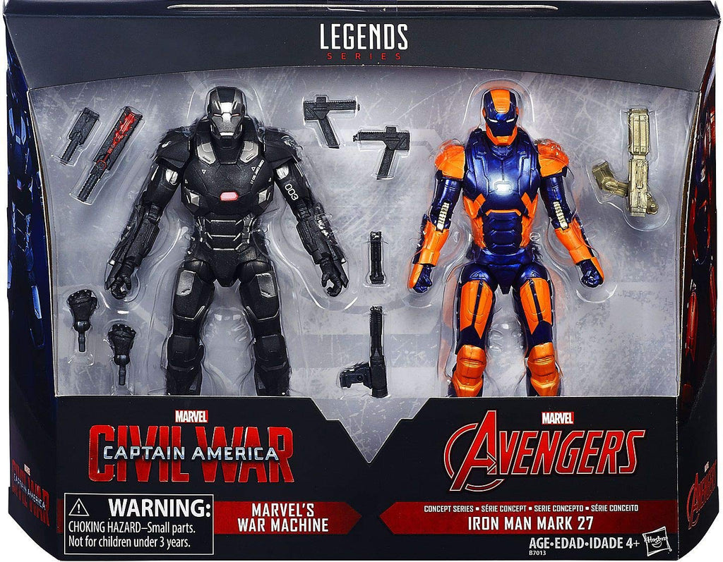 Marvel Legends Captain America: Civil War War Machine & Iron Man Mark 27 Action Figure 2-Pack