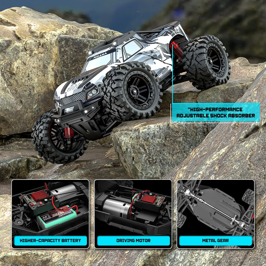Mirana Spectre 4x4 High-Speed Remote Control Adventure Truck  50km/h Silver