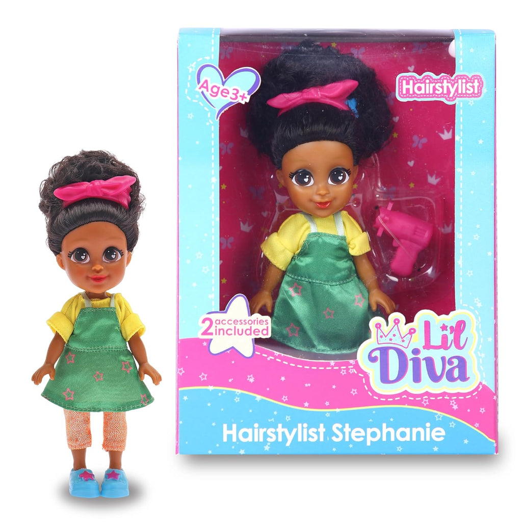 Winmagic Li'l Diva Hairstylist-Stephanie 6inch Doll