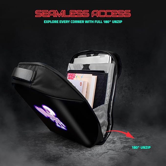 Hookaba Tech Trend LED Backpack 20L Smart Display Bag App Controlled, Programmable Screen