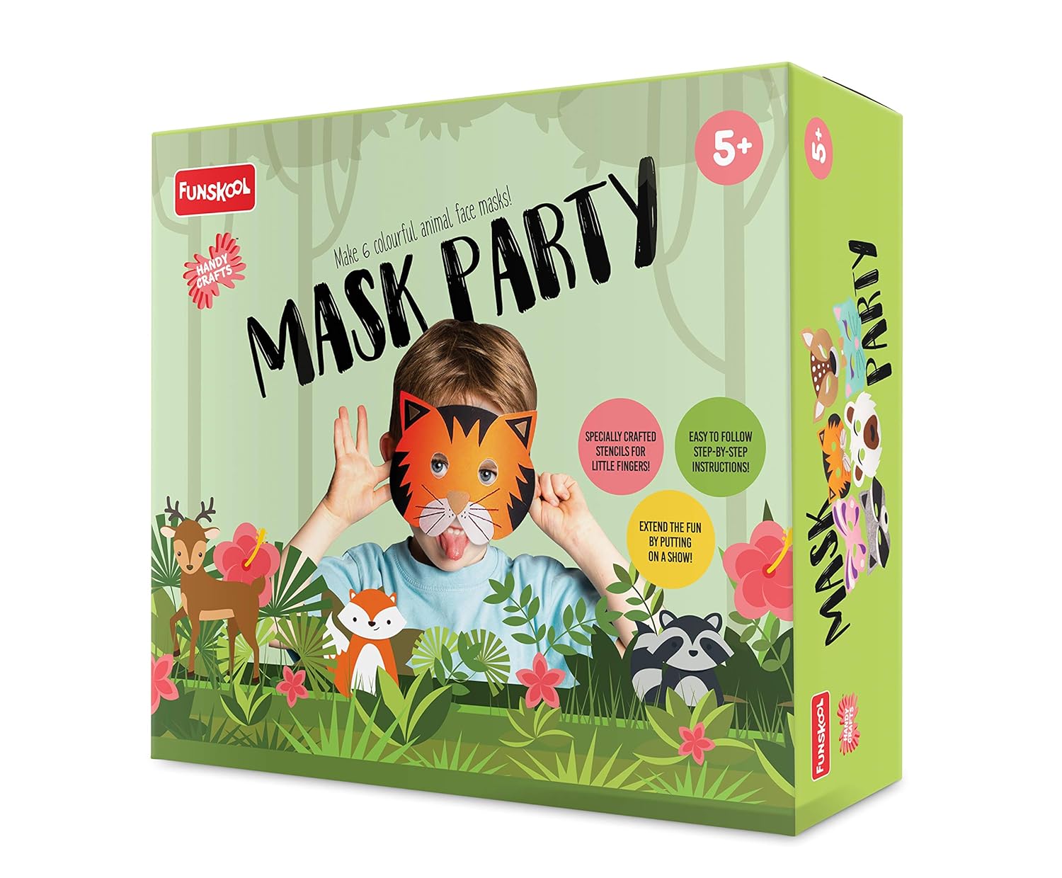 Funskool Handycrafts Mask Party , DIY face masks kids