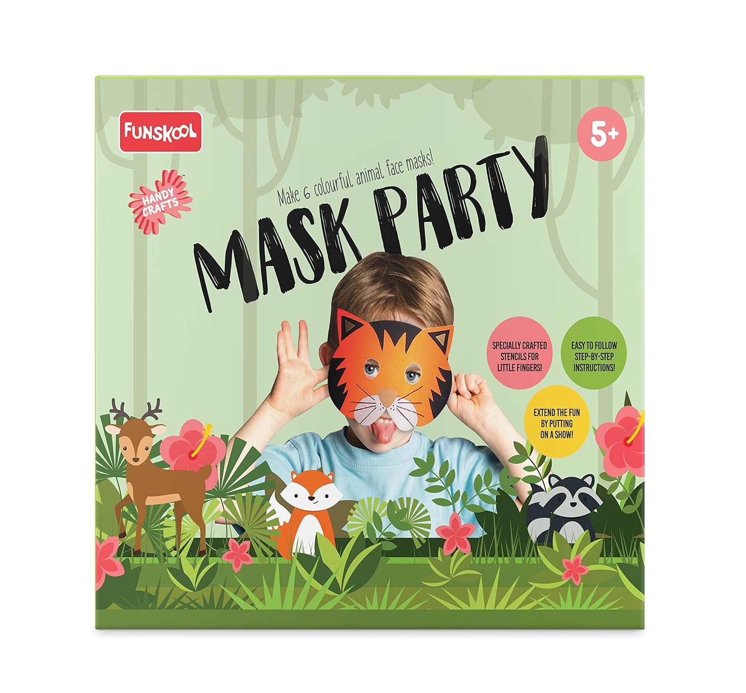 Funskool Handycrafts Mask Party , DIY face masks kids
