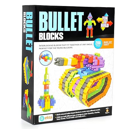 EKTA Bullet Blocks Basic Set Game, 200pcs