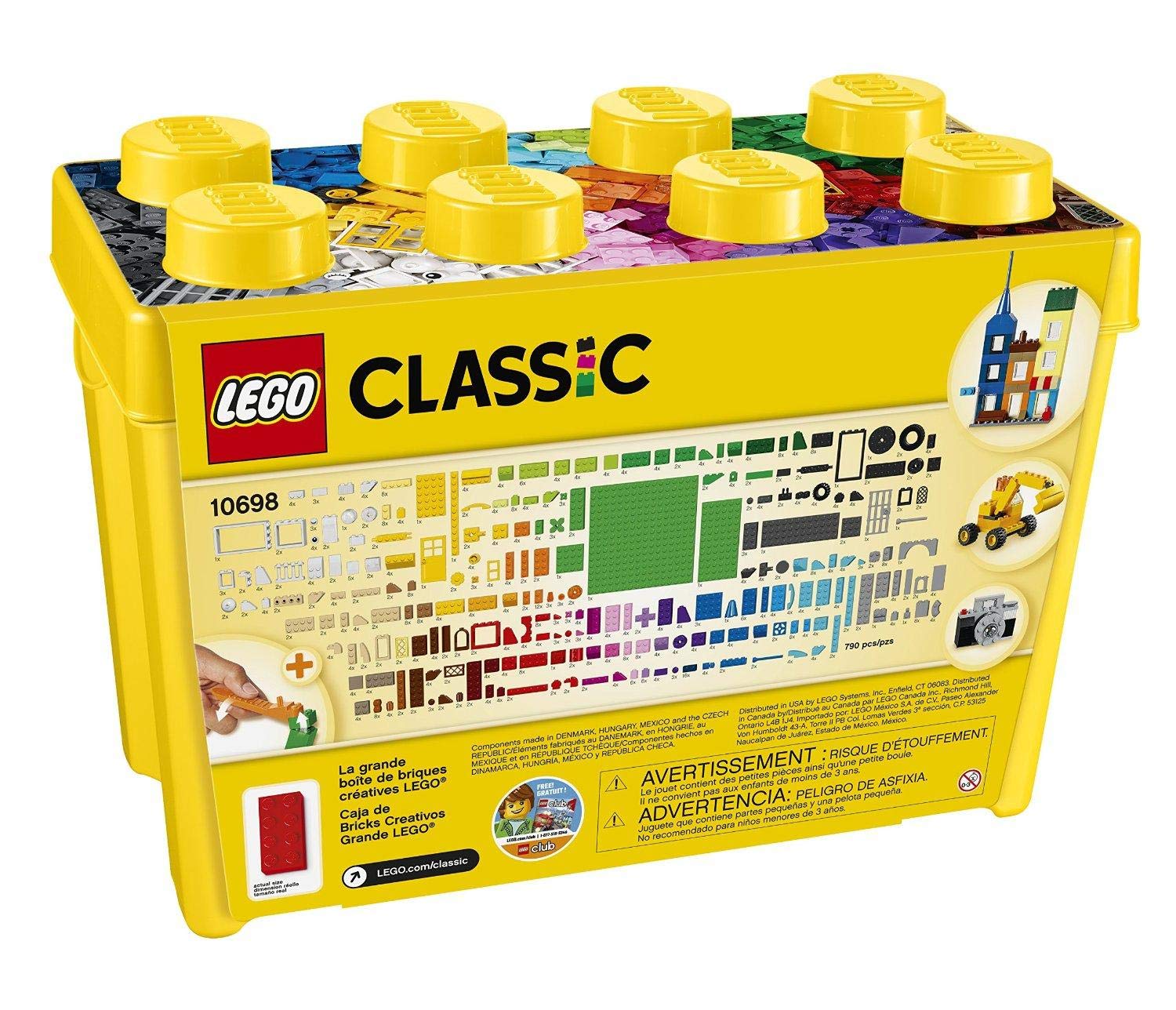 LEGO 10698 Large Creative Brick Box Classic (790 Pieces)