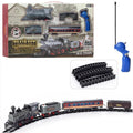 Claccic Model Remote Control Train & Track Set Simulation Smoke Locomotive Engine