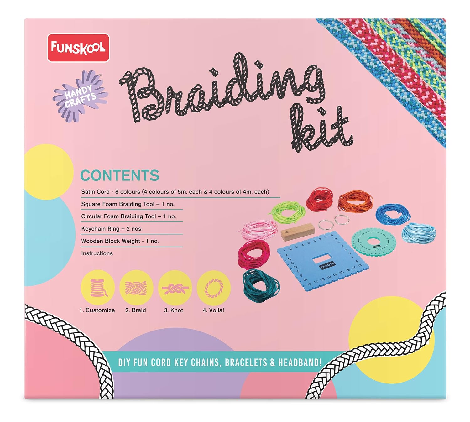Funskool Handycrafts Funskool Braiding Kit