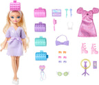 Mattel Barbie Dream Besties Barbie Malibu Doll & Accessories, Posable Fashion Doll & Themed Pieces