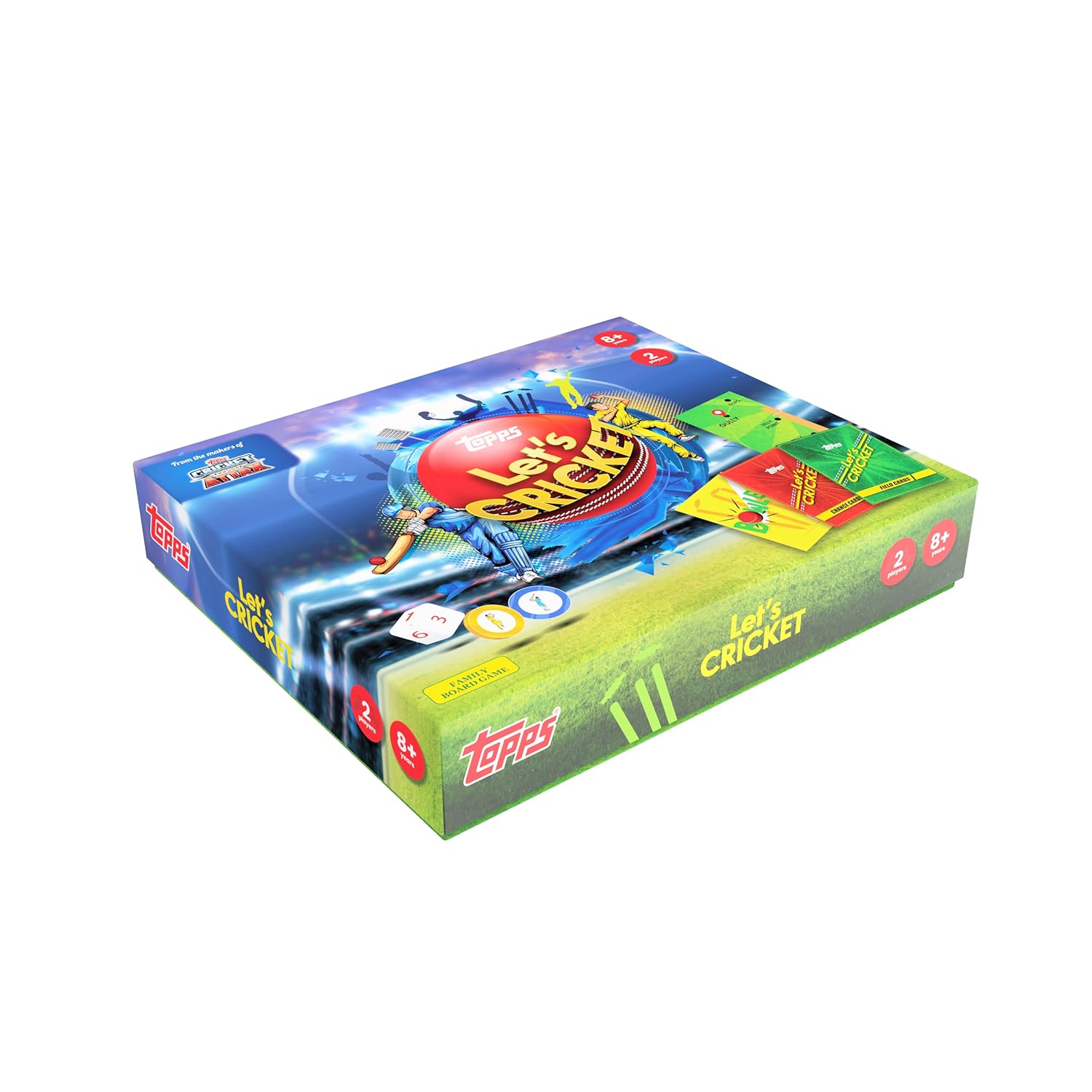 Topps Cricket Attax Board Game - Cricket Cards Game