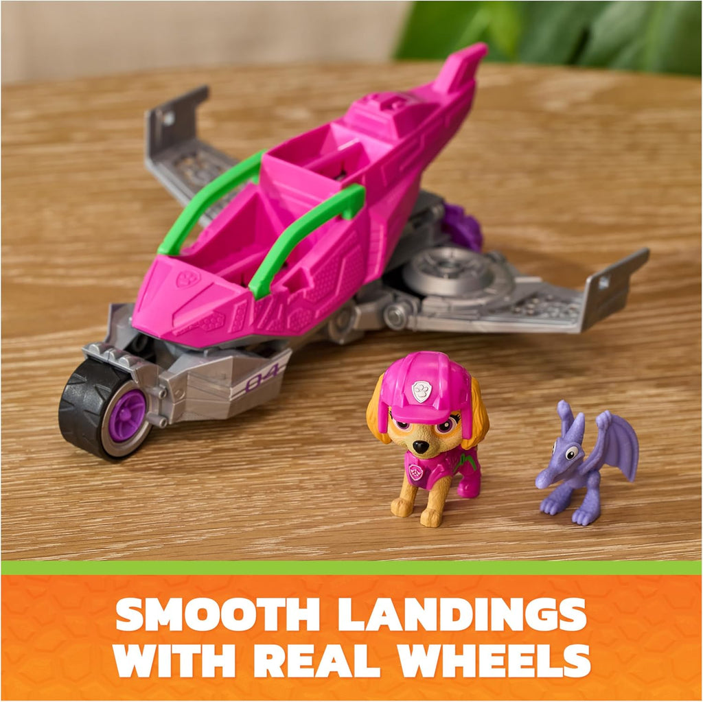 PAW Patrol The Dino Movie Skye Dino Rescue Jet with Skye Figure & Baby Pterodactyl