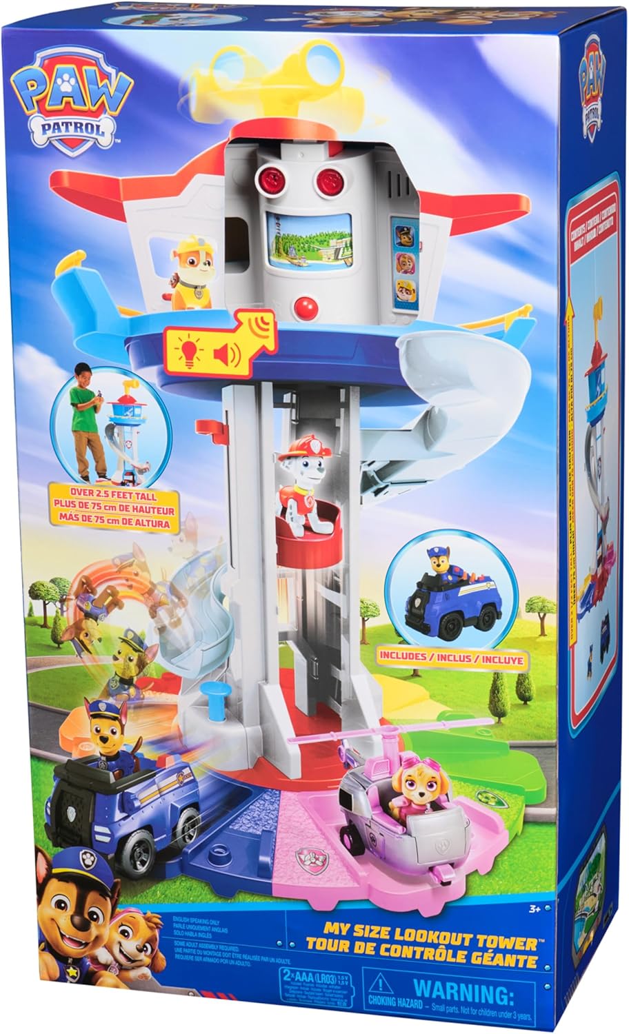 Winmagic Paw Patrol My Size Lookout Tower Playset