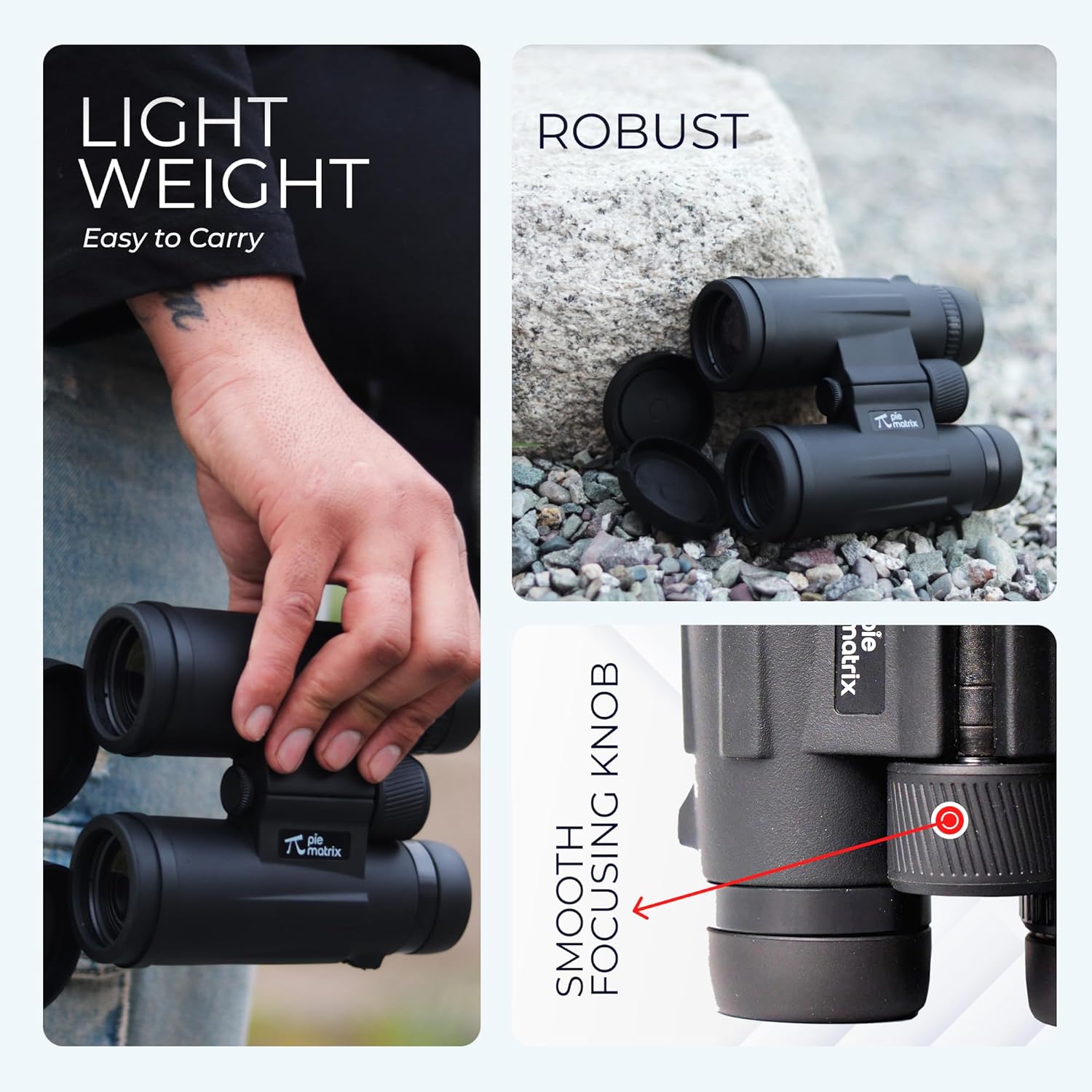 Pie Matrix Swift S10 10x42 HD Binocular