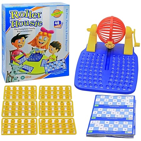 Ekta  Roller Housie Board Game Family Game, Kids