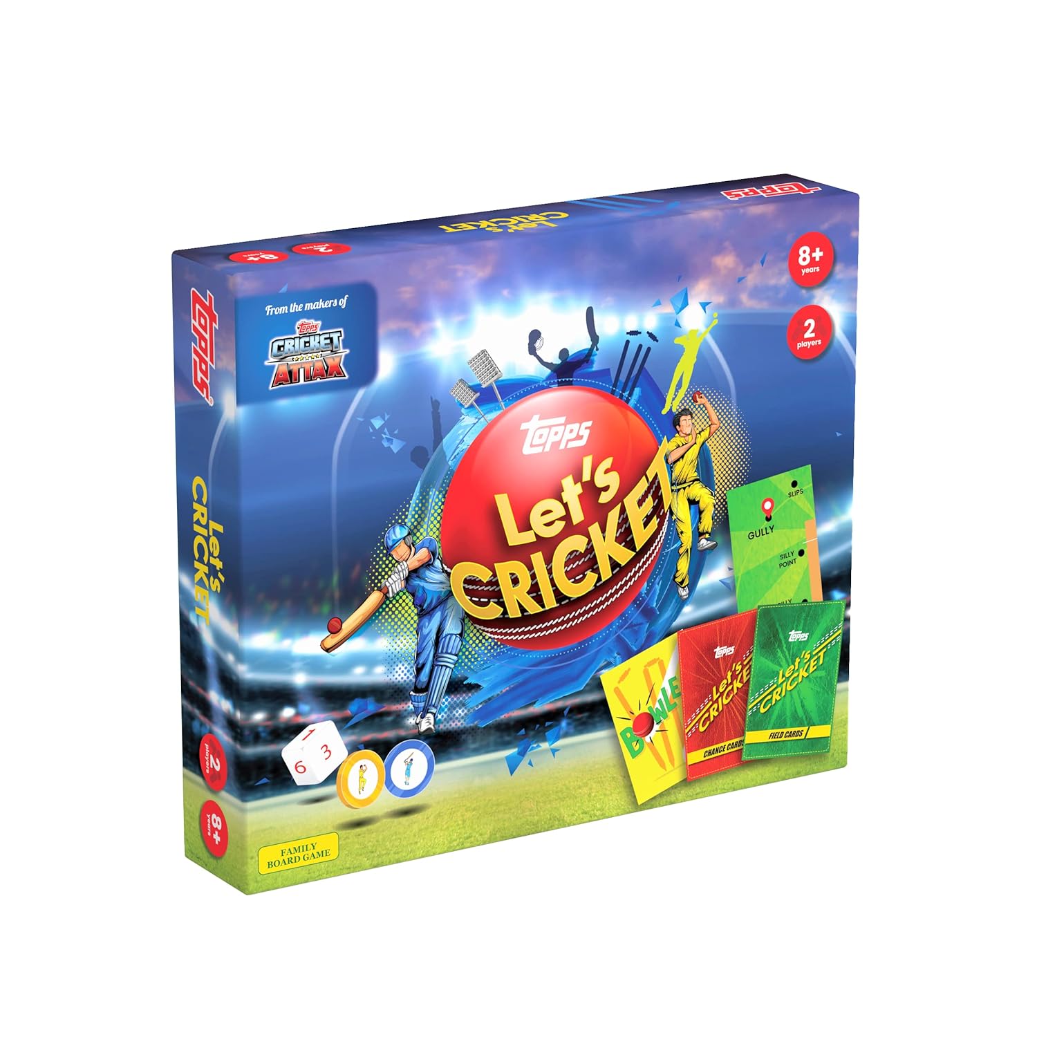 Topps Cricket Attax Board Game - Cricket Cards Game