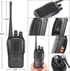 Baofeng Walkie Talkies BF-888S Rechargeable Two-Way Radios for Adults