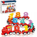 Magnetic Digital Number Train Toy – 21 Pcs Educational Learning Set for Kids 3+