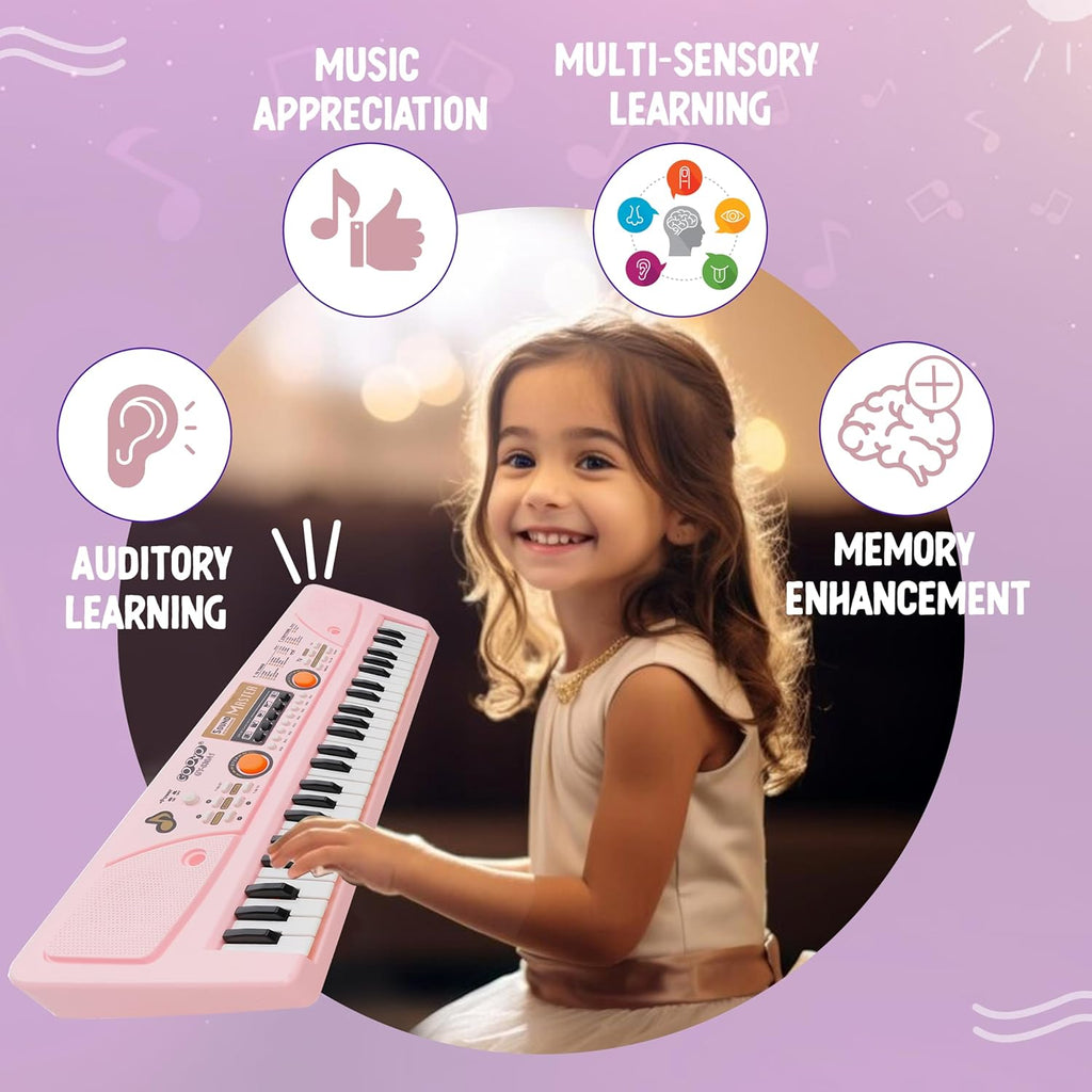 Gooyo GY-530CF Piano Keyboard with Microphone 49 Keys Assorted Color
