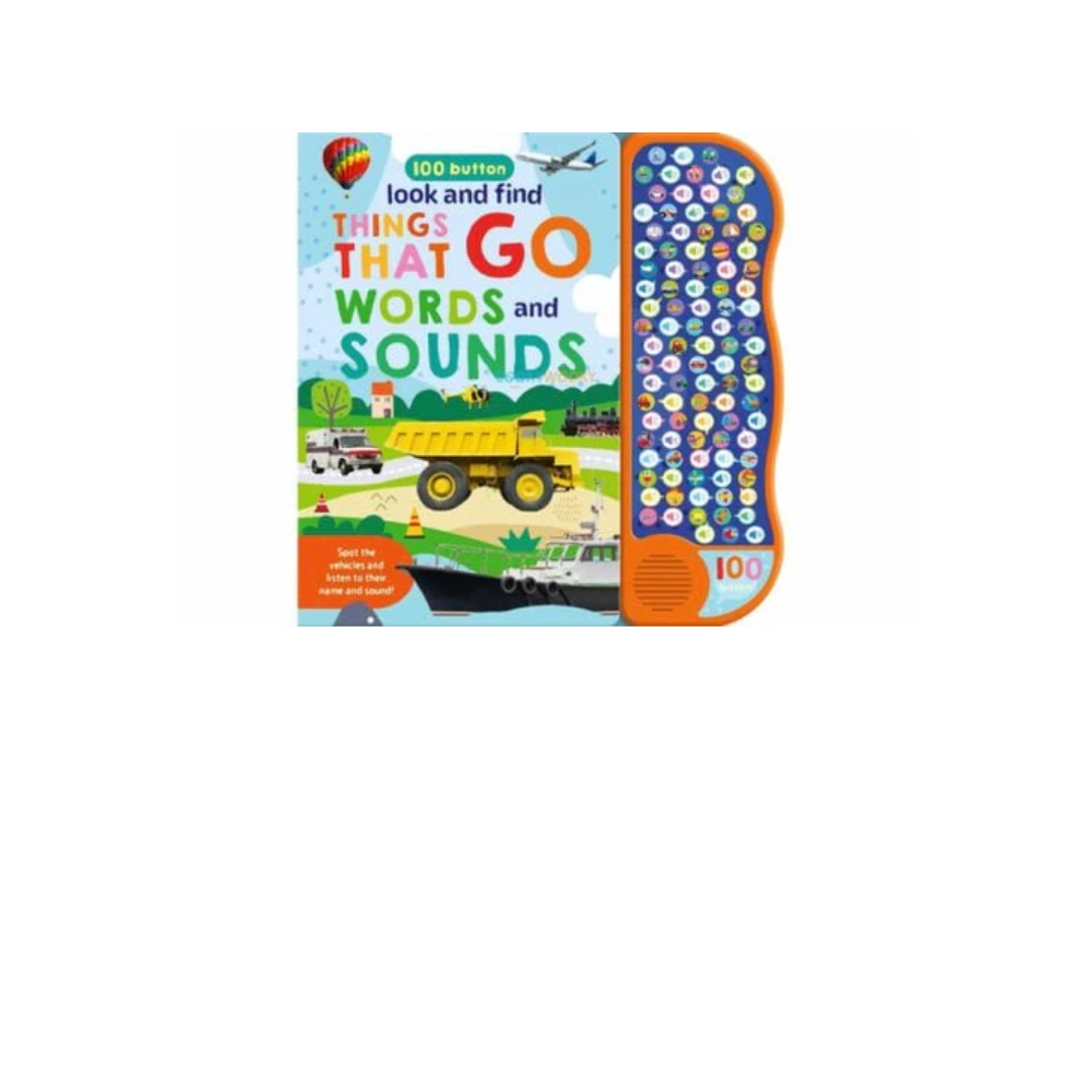 100 Button Look and Find Things That Go Words and Sounds Book