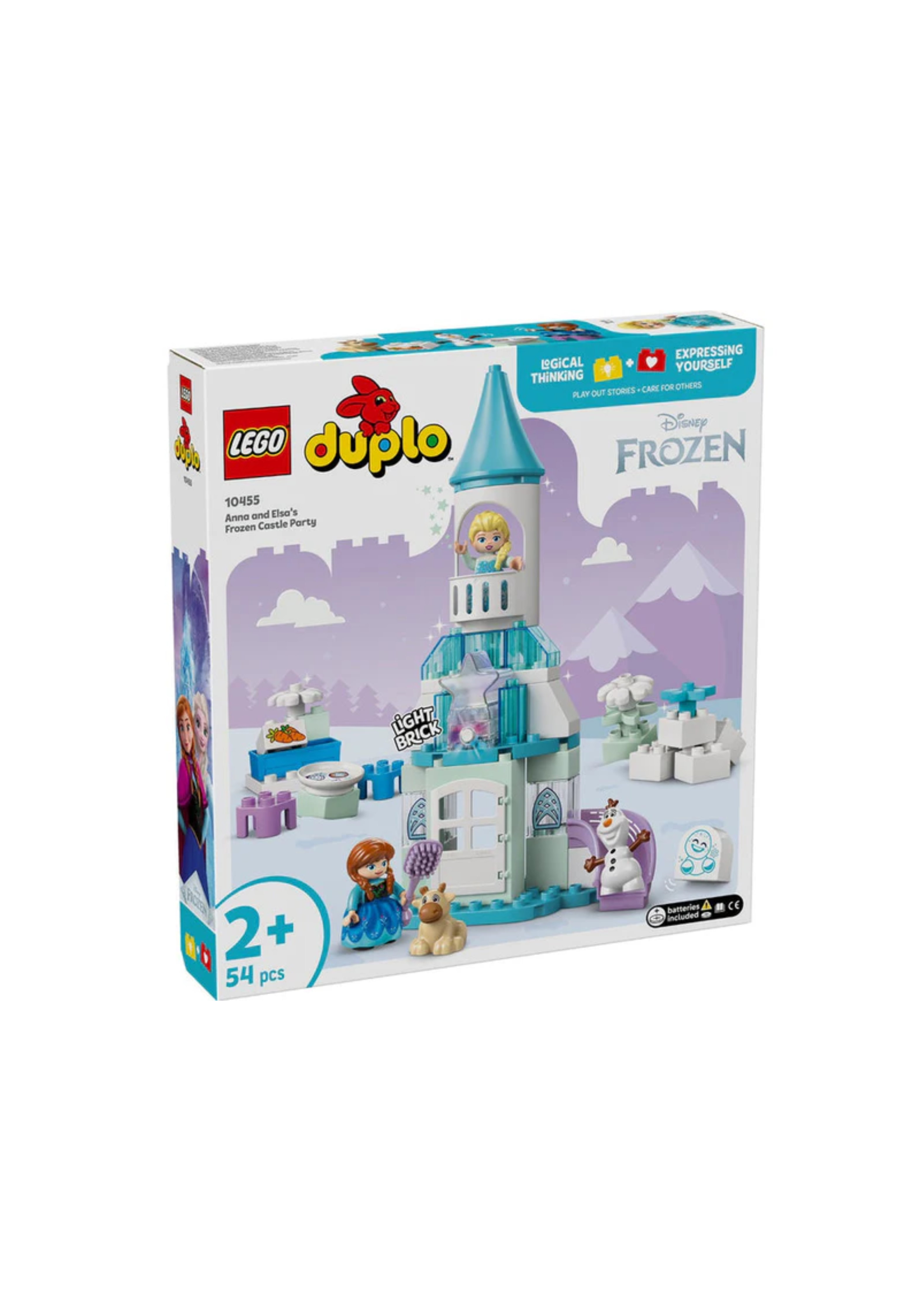 Lego 10455 Duplo Anna And Elsa's Frozen Castle Party (54 Pieces)