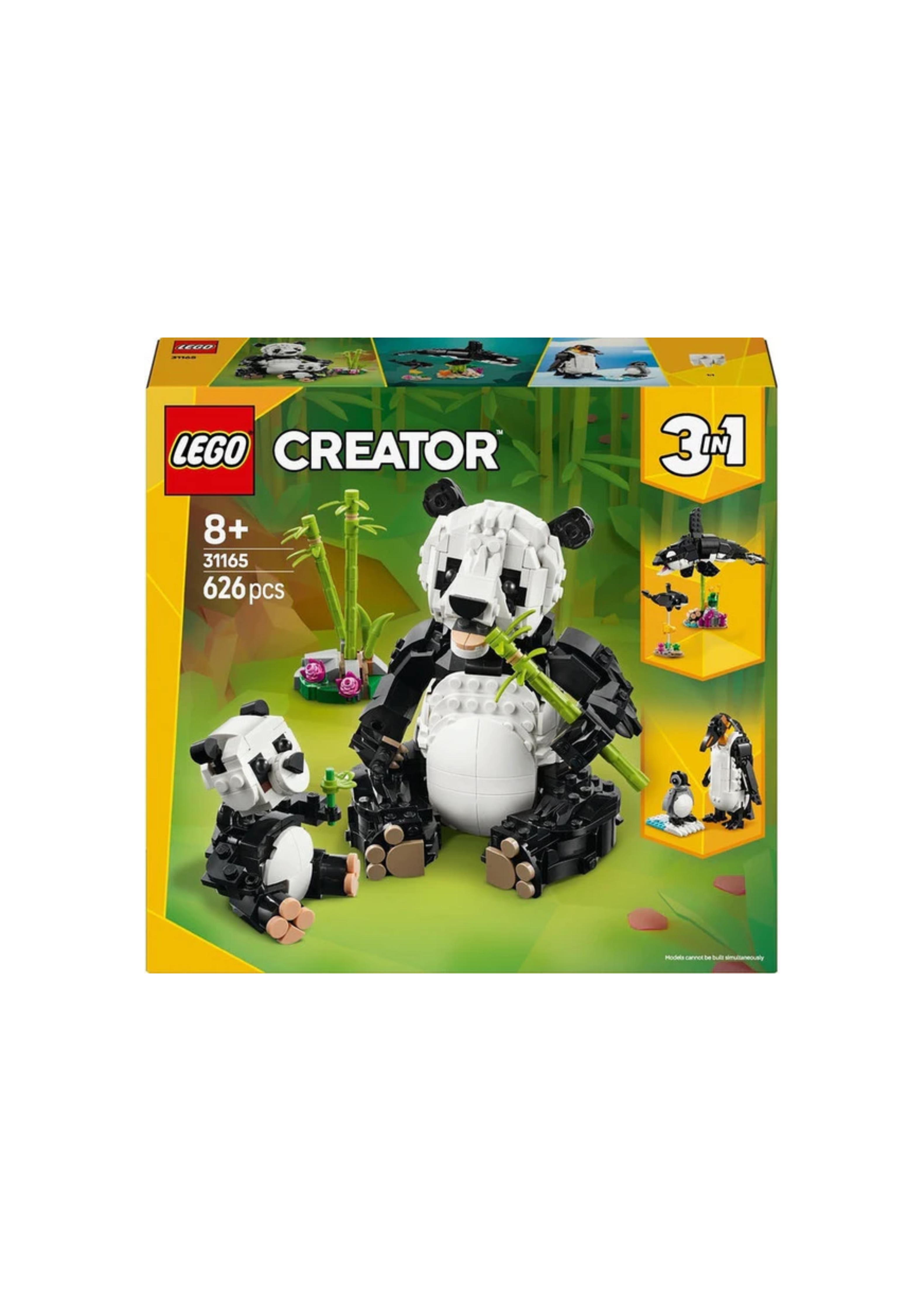 Lego 31165 Creator Wild Animals Panda Family (626 Pieces)