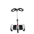 Hoverpro Self-Balancing Scooter with Adjustable Handle Bar – White Hybrid Duo Miniseg White with Handle Hoverboard