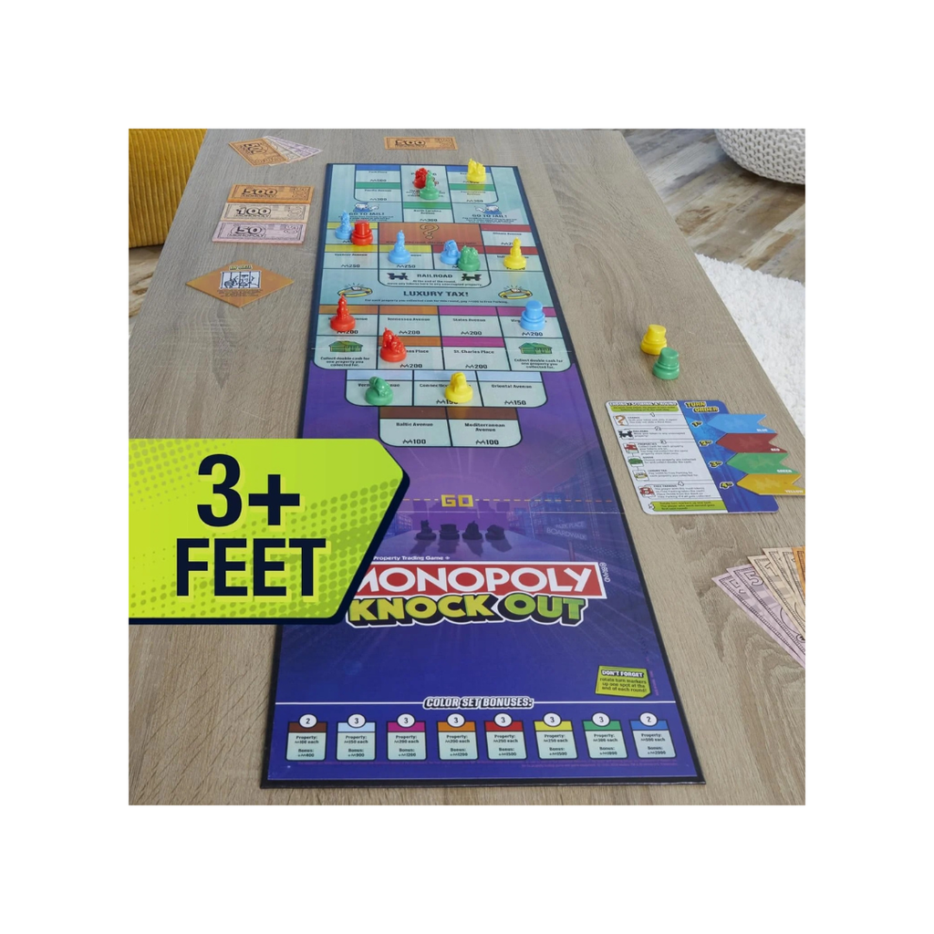 Hasbro Monopoly Knockout Family Party Game for Kids