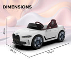 EMotorad Formula Fun Battery Oprated BMW i4 Ride-On Car, White