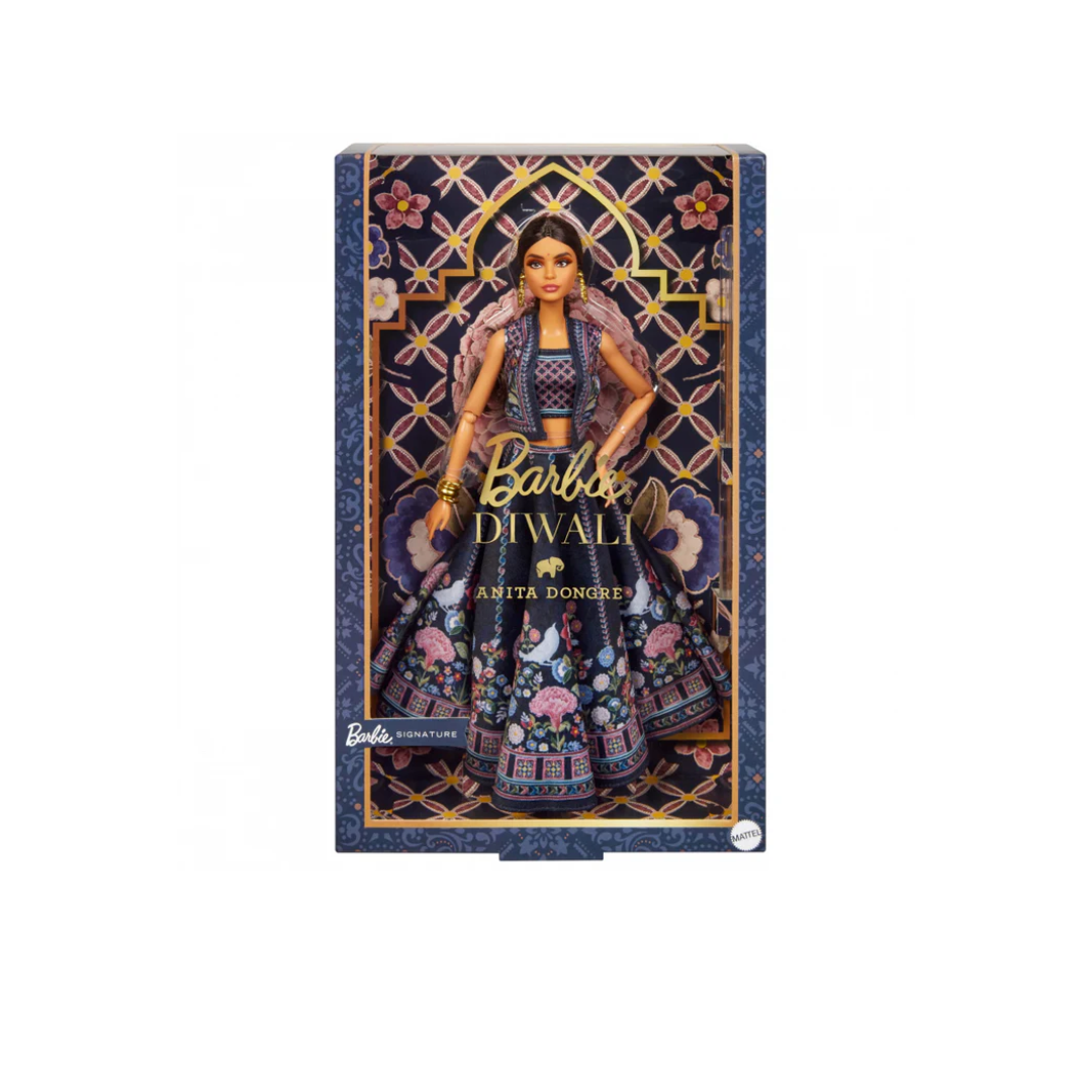 Barbie Diwali Doll by Anita Dongre Wearing Festival of Lights Look, Holiday Collectible