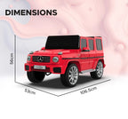 EMotorad Formula Fun Battery Oprated Mercedes Benz G-Wagon Ride-On Car, Red,