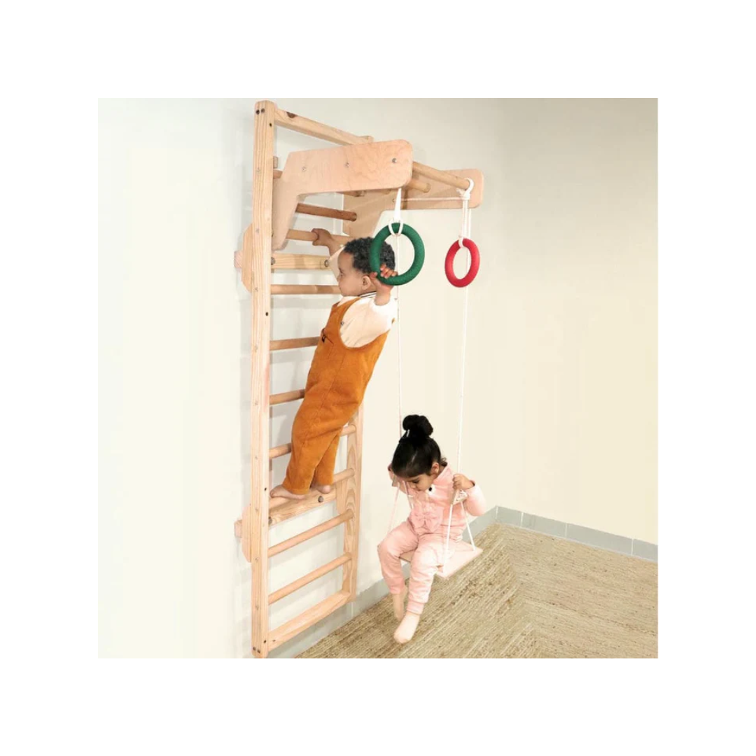 Curious Cub Wooden Wall Ladder