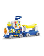 Hola 4 in 1 Push Walker & Ride-On Learning Train for Toddlers Musical Activity Walker 12-36 Months