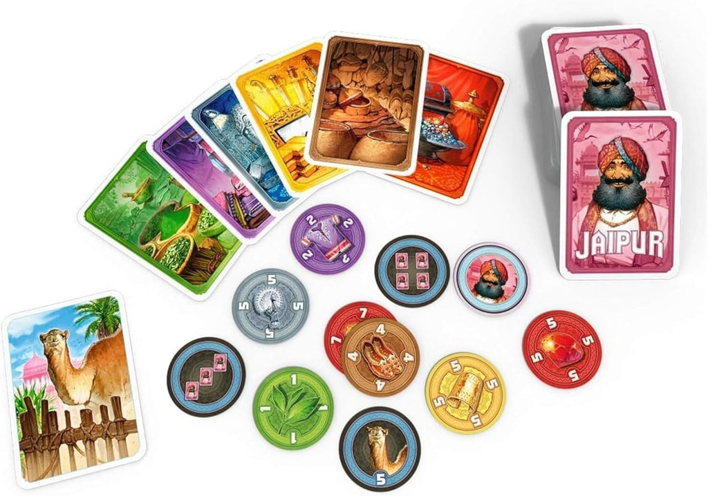 Jaipur Board Game - Tactical 2-Player Trading & Economy Card Game