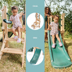 Plum Junior Wooden Activity Centre with Baby Swing & 4ft Slide | Outdoor Playset for Kids Ages 12 Months+