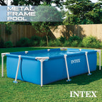 Intex 28270 Rectangular Frame Pool, Blue (7ftx4ftx2ft)
