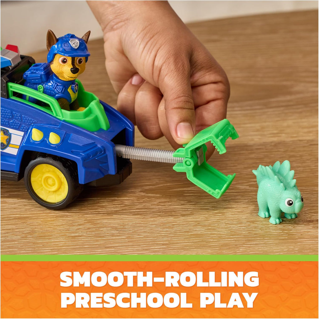PAW Patrol The Dino Movie Chase Dino Rescue Cruiser with Chase Figure & Baby Dinosaur